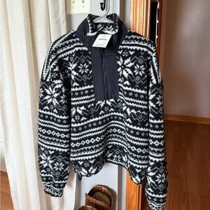 Brand New DSG Fair Isle Quarter Zip Fleece